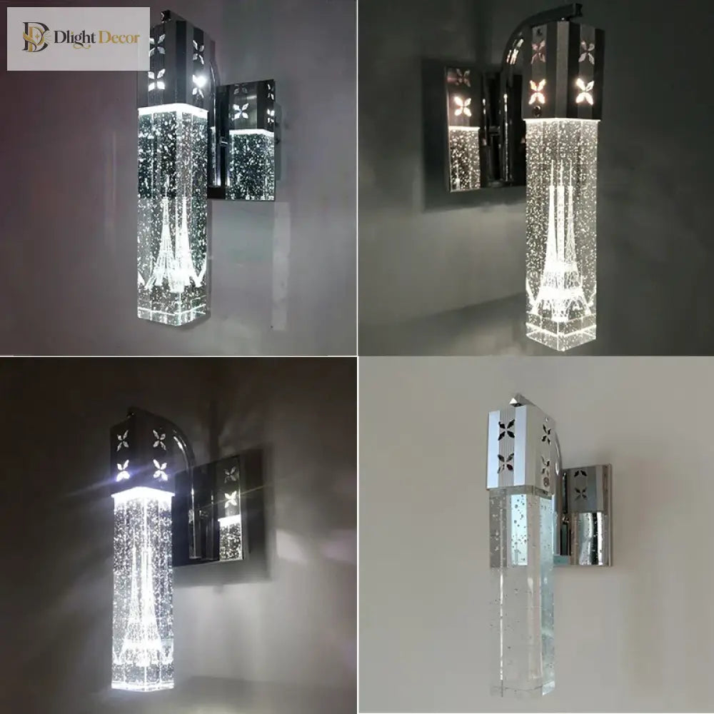 Bubble Crystal Led Pendant Lights And Wall Lamps - Modern Indoor Decor Lighting For Living Dining