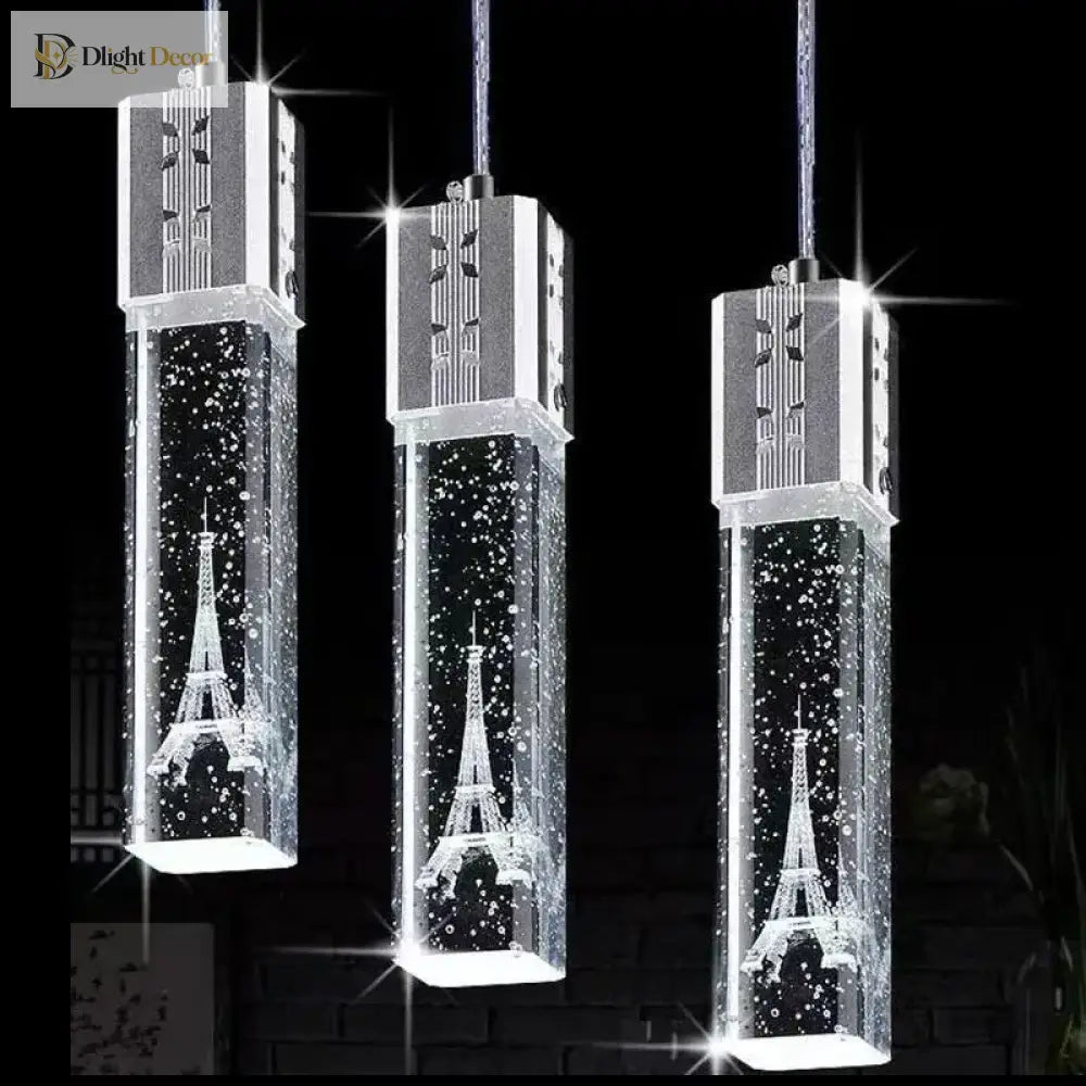 Bubble Crystal Led Pendant Lights And Wall Lamps - Modern Indoor Decor Lighting For Living Dining