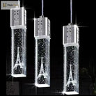 Bubble Crystal Led Pendant Lights And Wall Lamps - Modern Indoor Decor Lighting For Living Dining