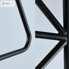 Cali Geometric Pendant: Bold Style & Warm Ambiance (Black Metal)