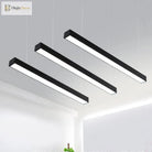 Callie Modern Pendant - Sleek Rectangular Led Light With Adjustable Length