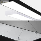 Callie Modern Pendant - Sleek Rectangular Led Light With Adjustable Length