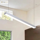 Callie Modern Pendant - Sleek Rectangular Led Light With Adjustable Length