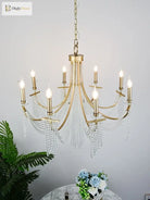 Candle Ceiling Chandeliers - Led Lustres For Classical Home Decoration Pendant Lighting In Living
