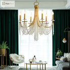 Candle Ceiling Chandeliers - Led Lustres For Classical Home Decoration Pendant Lighting In Living