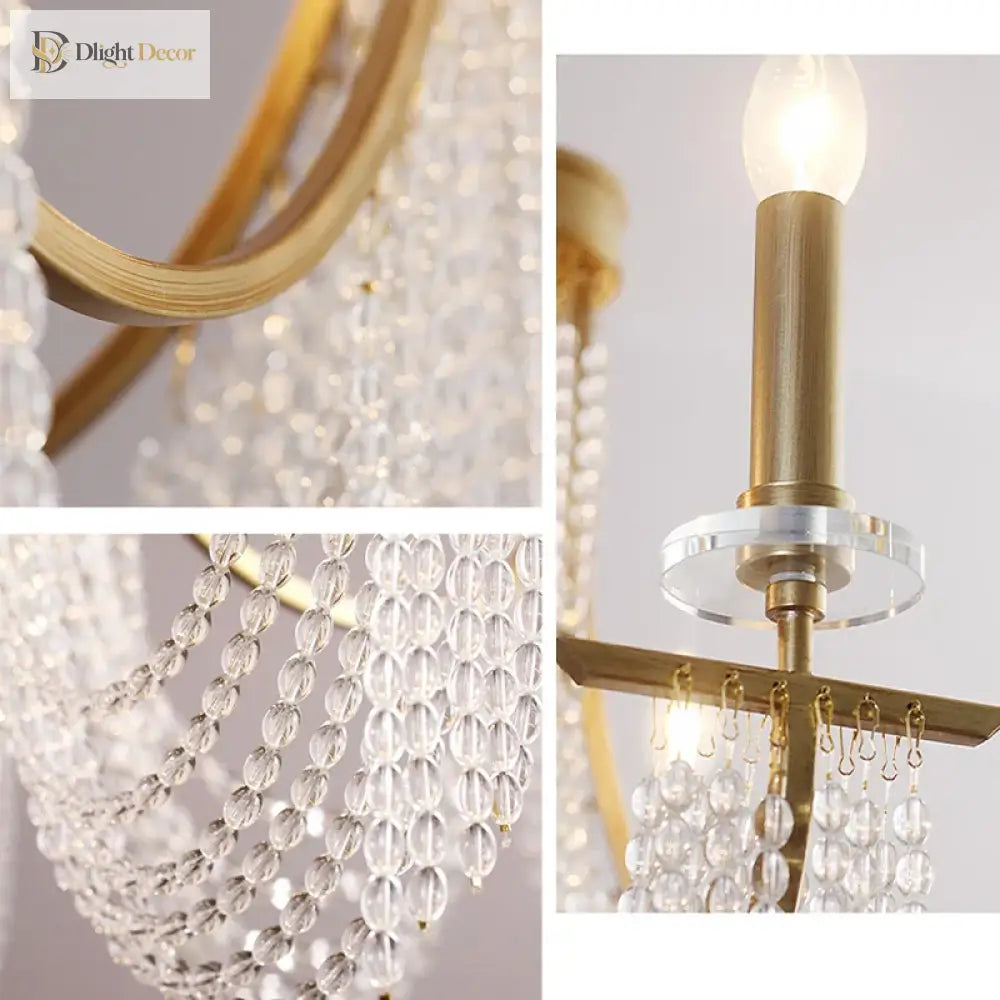 Candle Ceiling Chandeliers - Led Lustres For Classical Home Decoration Pendant Lighting In Living