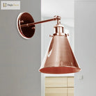 Captivate Your Living Room With Industrial Flair: The Conical Wall Mount Light Wall Light