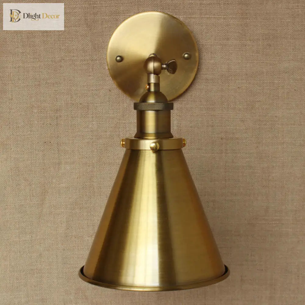 Captivate Your Living Room With Industrial Flair: The Conical Wall Mount Light Wall Light