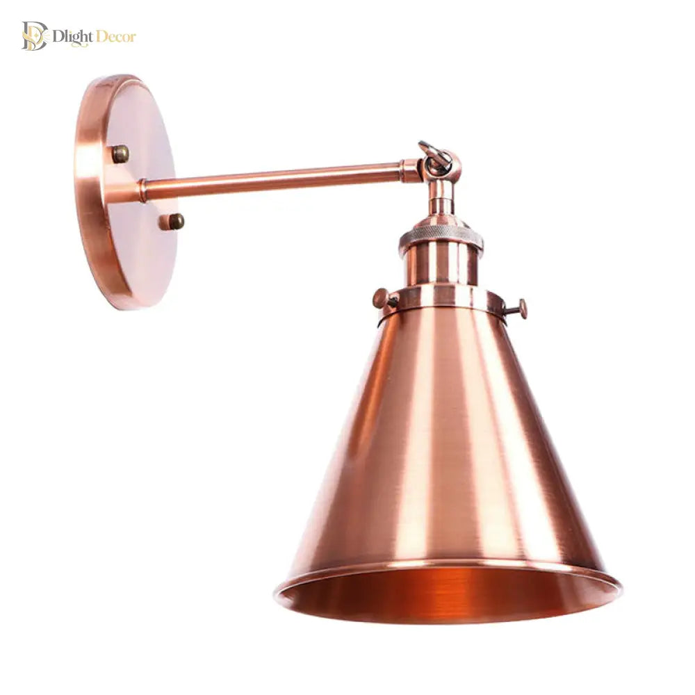 Captivate Your Living Room With Industrial Flair: The Conical Wall Mount Light Wall Light