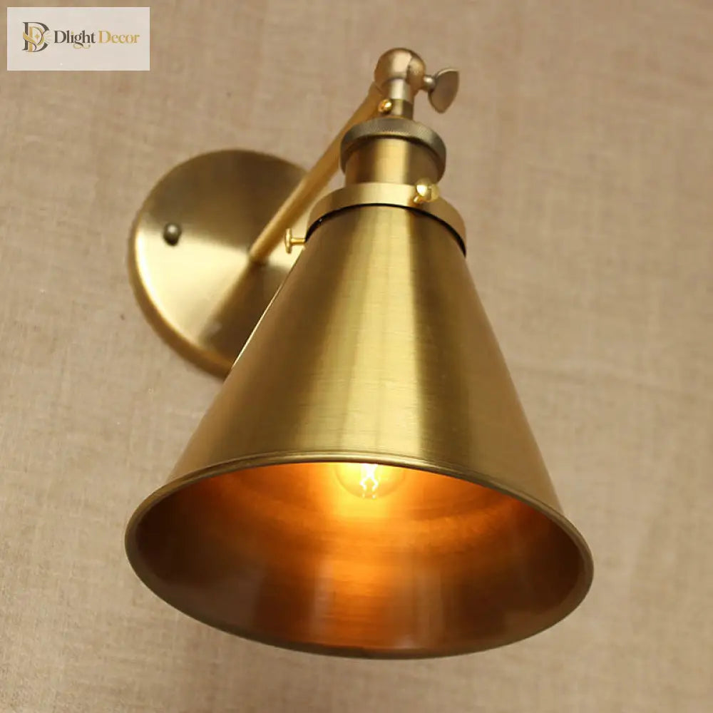 Captivate Your Living Room With Industrial Flair: The Conical Wall Mount Light Wall Light