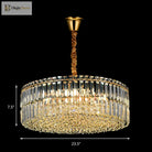 Captivate With Brilliance: Stella’s Modern Crystal Chandelier