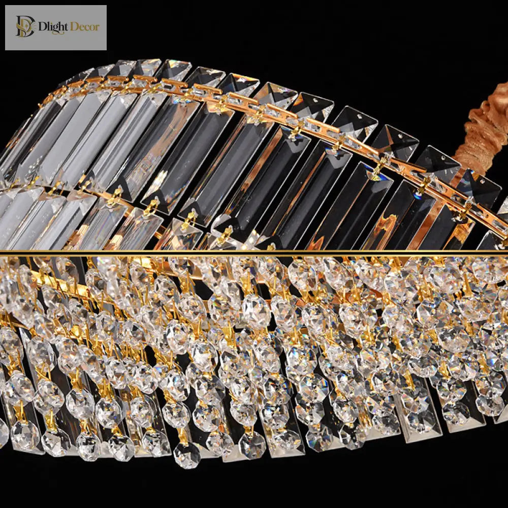 Captivate With Brilliance: Stella’s Modern Crystal Chandelier