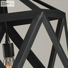 Captivating Geometry Meets Industrial Charm: The Geometric Hanging Lamp
