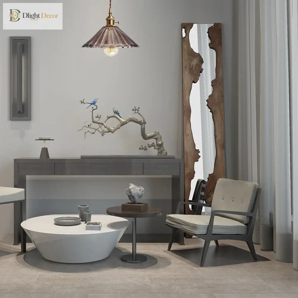 Caroline Scalloped Glass Pendant Lamp - Brass Accents For Contemporary Spaces
