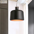 Carter - Industrial Bucket Pendant Light (Black/White 1 - Light)