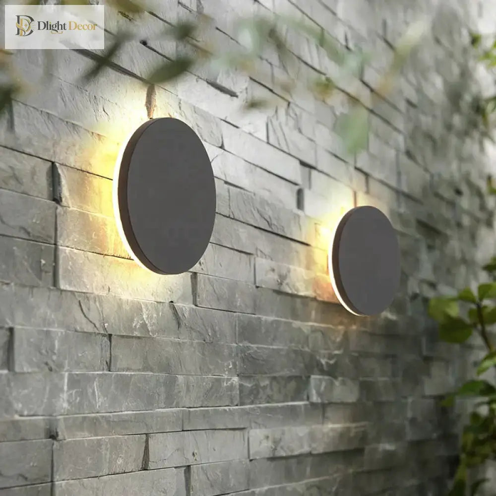 Cassandra’s Waterproof Square And Round Wall Lamps - Contemporary Outdoor Lighting
