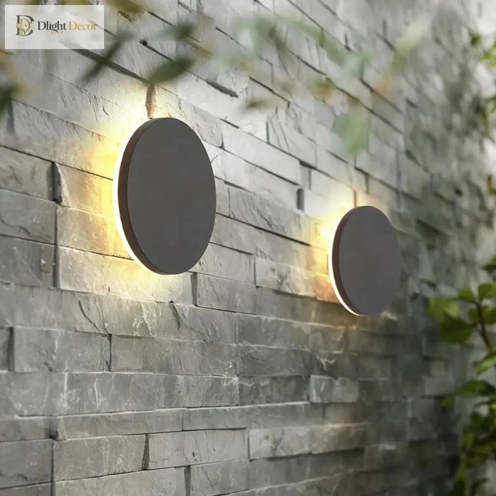 Cassandra’s Waterproof Square And Round Wall Lamps - Contemporary Outdoor Lighting