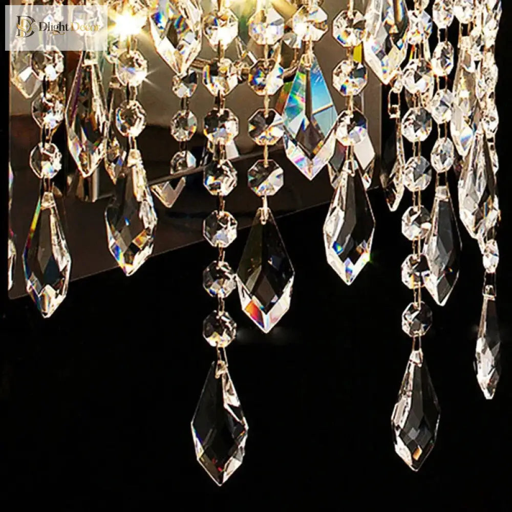 Cayson Modern Luxury Transparent Crystal Wall Lamp - Illuminate Your Space With Elegance Wall Lamp