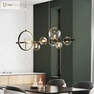 Contemporary Led Glass Ball Pendant Lamps - Elegant Lighting For Dining Kitchen And Home Decor