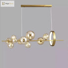 Contemporary Led Glass Ball Pendant Lamps - Elegant Lighting For Dining Kitchen And Home Decor