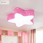 Celestial Cuddles: Sparkling Starry Night Led Ceiling Light For Kids