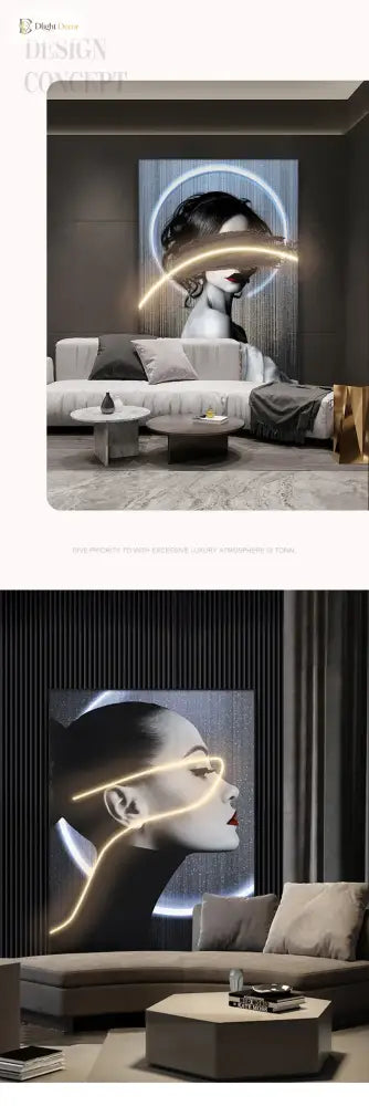 Dlight Decor Ceramic Art Wall Lamp for Interiors Wall Art