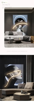 Dlight Decor Ceramic Art Wall Lamp for Interiors Wall Art