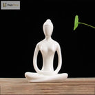 Ceramic Yoga Pose Figurine – Abstract Lady Sculpture in 12 Styles for Home & Studio Decor Homedecor