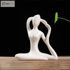 Ceramic Yoga Pose Figurine – Abstract Lady Sculpture in 12 Styles for Home & Studio Decor Homedecor