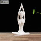Ceramic Yoga Pose Figurine – Abstract Lady Sculpture in 12 Styles for Home & Studio Decor Homedecor