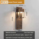 Charlotte’s Ip67 Waterproof Outdoor Led Wall Light With Motion Sensor - Stylish Garden And Porch