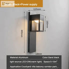 Charlotte’s Ip67 Waterproof Outdoor Led Wall Light With Motion Sensor - Stylish Garden And Porch