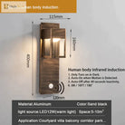 Charlotte’s Ip67 Waterproof Outdoor Led Wall Light With Motion Sensor - Stylish Garden And Porch