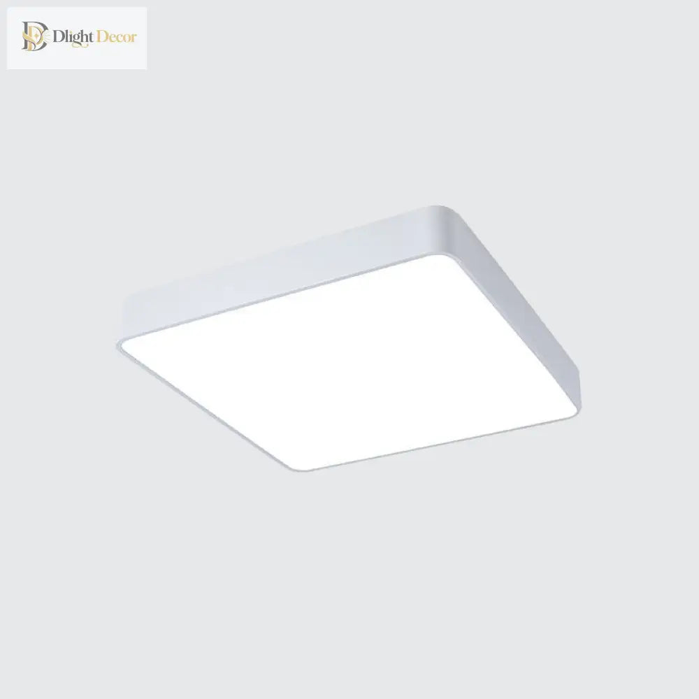 Cheerful Square Light For Kids’ Rooms: Led Flush Mount Fixture