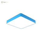 Cheerful Square Light For Kids’ Rooms: Led Flush Mount Fixture