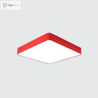 Cheerful Square Light For Kids’ Rooms: Led Flush Mount Fixture