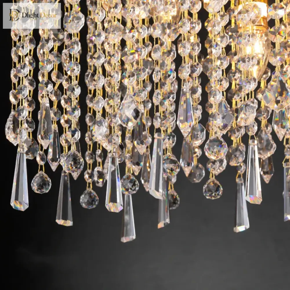 Chic Light Luxury Living Room Chandelier - Ideal For Creating Atmosphere In Lobbies Showrooms
