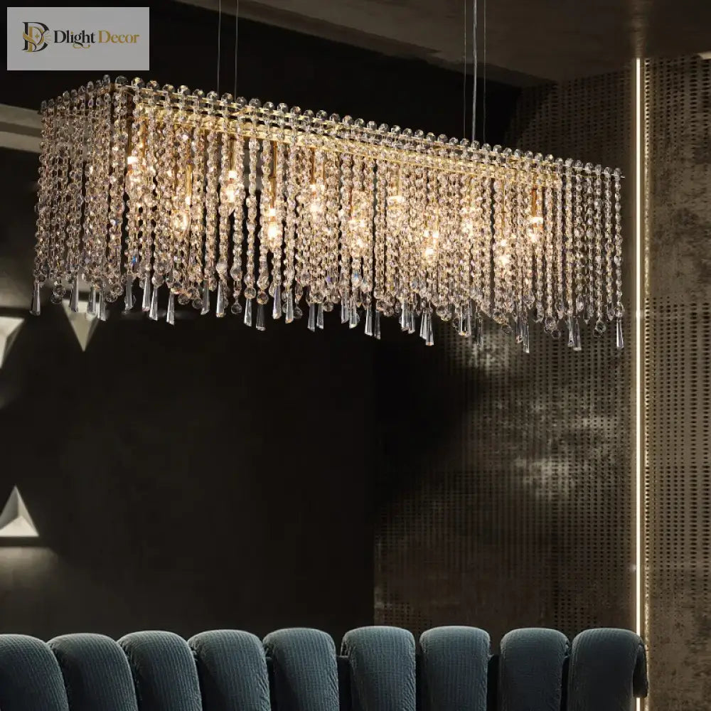 Chic Light Luxury Living Room Chandelier - Ideal For Creating Atmosphere In Lobbies Showrooms