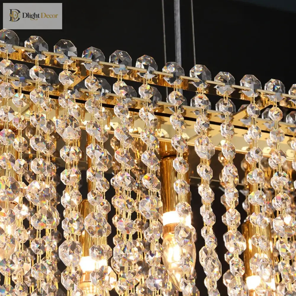 Chic Light Luxury Living Room Chandelier - Ideal For Creating Atmosphere In Lobbies Showrooms