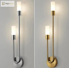 Chic Modern Led Wall Light - Gold Indoor Decor Ideal For Vanity Living Room Kitchen Bedroom And