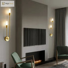 Chic Modern Led Wall Light - Gold Indoor Decor Ideal For Vanity Living Room Kitchen Bedroom And