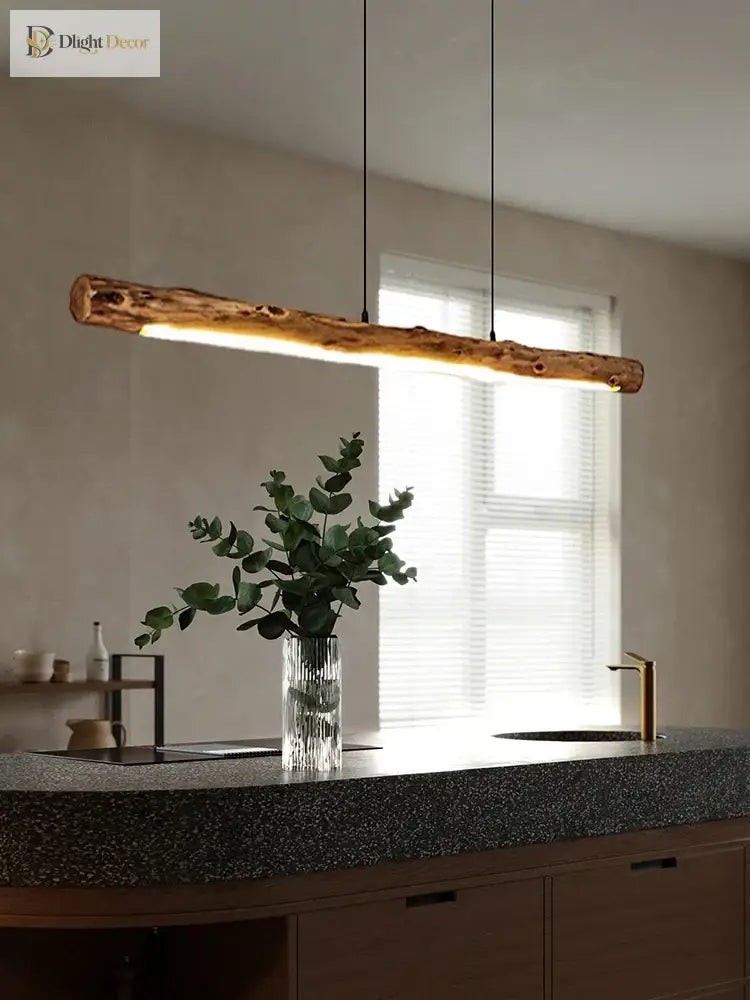 Chic Black Walnut Pendant Lights - Minimalist Wood Lighting For Dining Tables Kitchens And Home