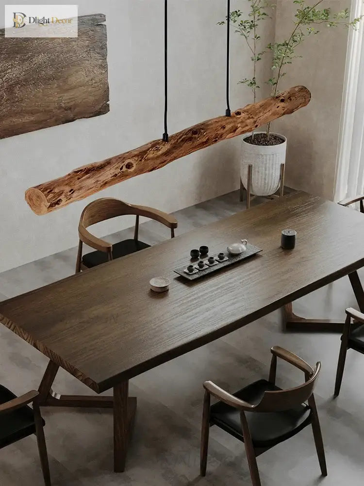 Chic Black Walnut Pendant Lights - Minimalist Wood Lighting For Dining Tables Kitchens And Home