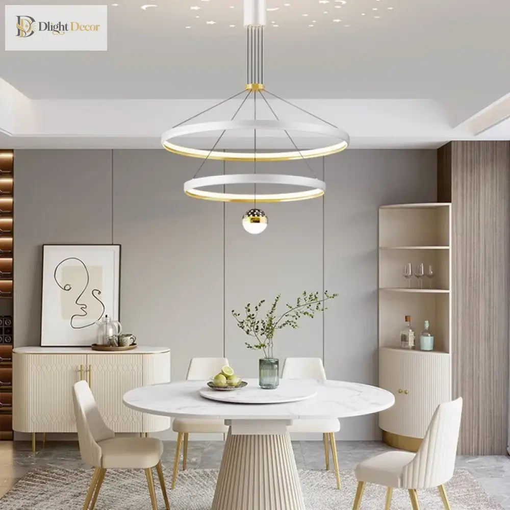 Chic Nordic Dining Room Chandelier - Stylish Ceiling Lamp For Indoor Lighting Pendant Light