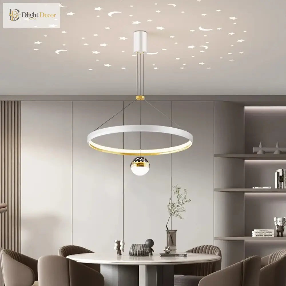 Chic Nordic Dining Room Chandelier - Stylish Ceiling Lamp For Indoor Lighting Pendant Light