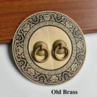 Chinese Antique Brass Cabinet Handles – Retro Door Pulls for Wardrobes Bookcases and Shoe Cabinets (110mm-240mm) old