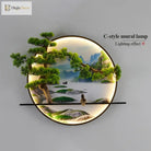 Dlight Decor Chinese Landscape LED Wall Glow Wall Art