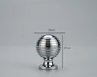 Chrome and Polished Gold Brass Furniture Handles – Modern Cabinet Drawer and Wardrobe Knobs BCK 28mm Handles