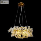 Circle Branch Crystal Chandelier - Luxury Led Lighting For Living Rooms Restaurants And Hotel