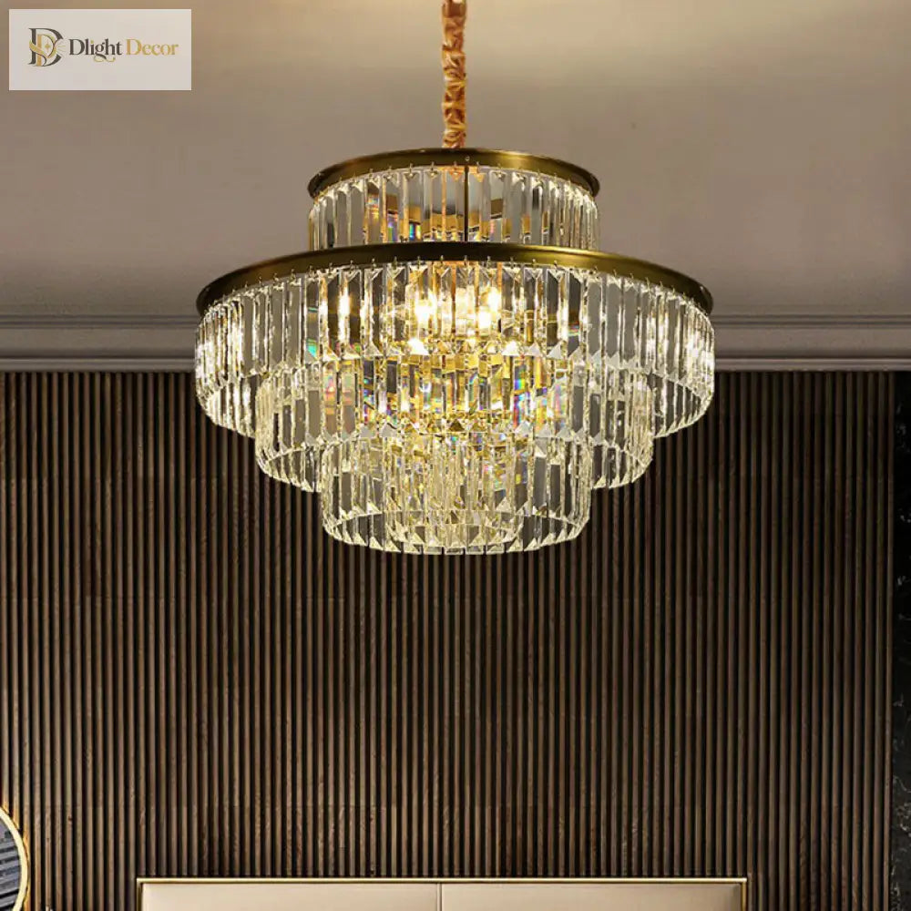 Claire’s Illuminating Crystal Pendant: Modern Elegance For Your Living Room